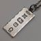 1977 British sterling silver jubilee ingot pendant and sterling silver chain, total weight 21g, Excalibur Jewellery②